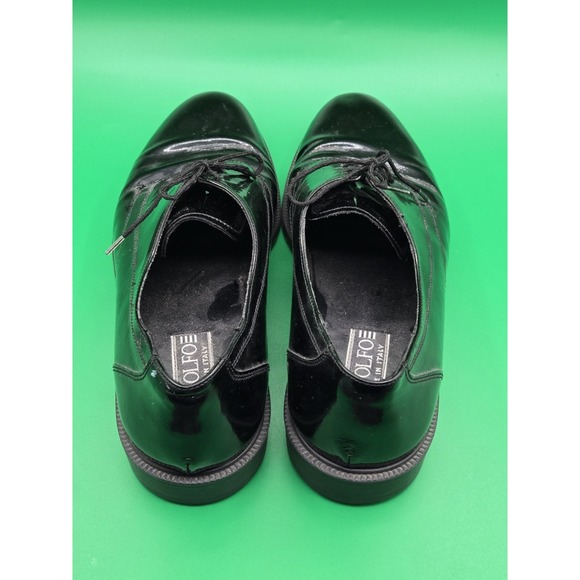 Adolfo Dress Shoes Men\'s 9.5 Made In Italy Glossy Black main image 11